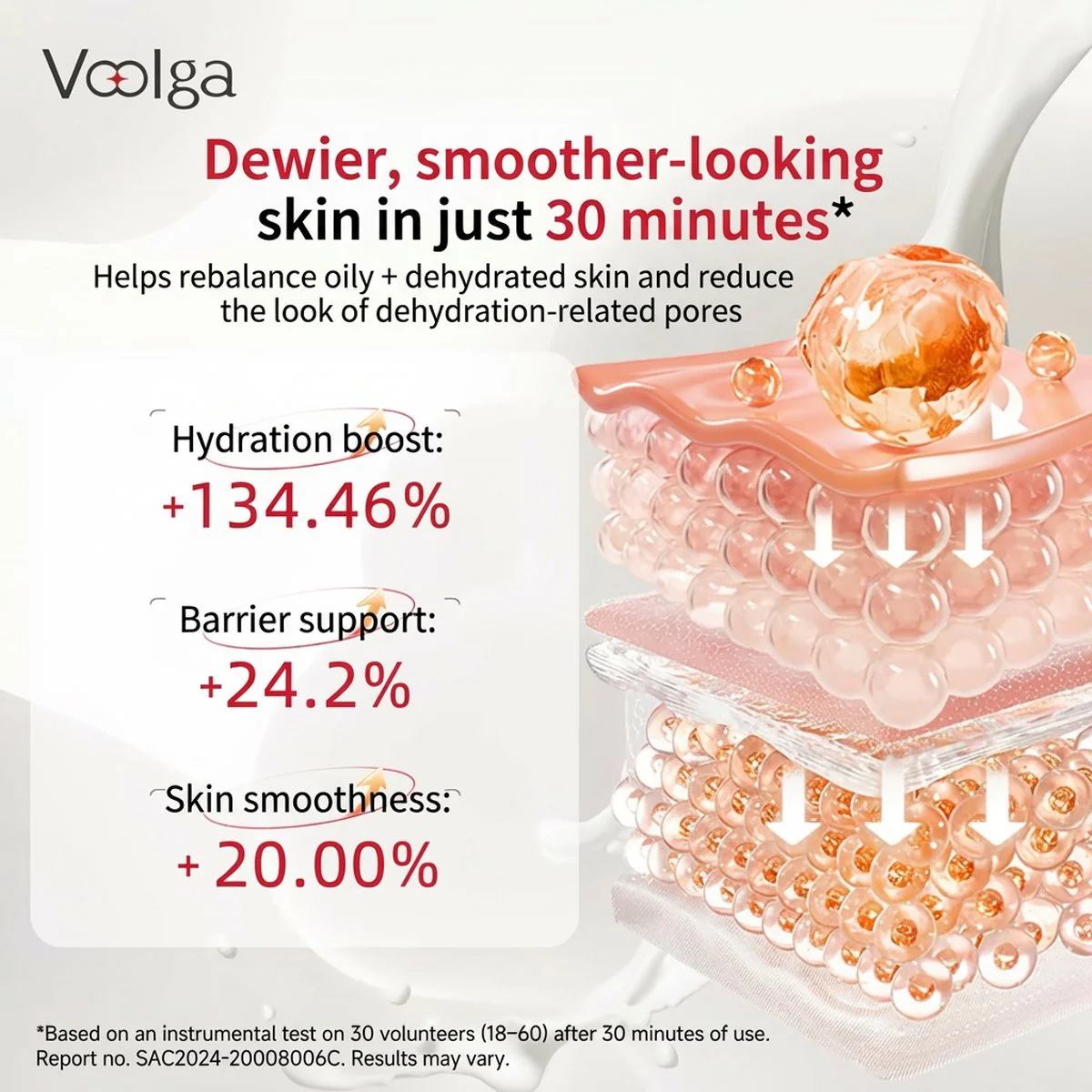 Voolga Limnanthes Alba Emulsion Mask - 5 Sheets - Image 4
