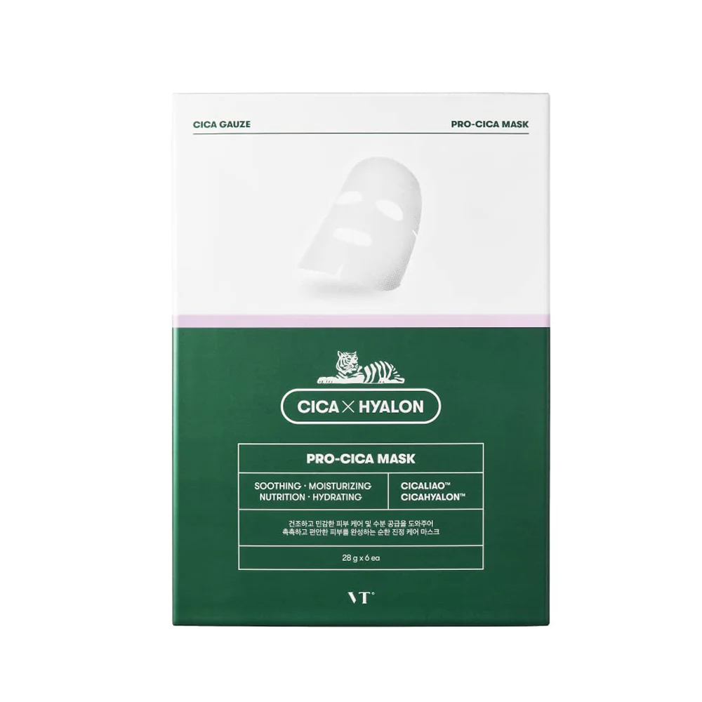 VT Pro-Cica Soothing Mask - 6 Sheets - Image 4