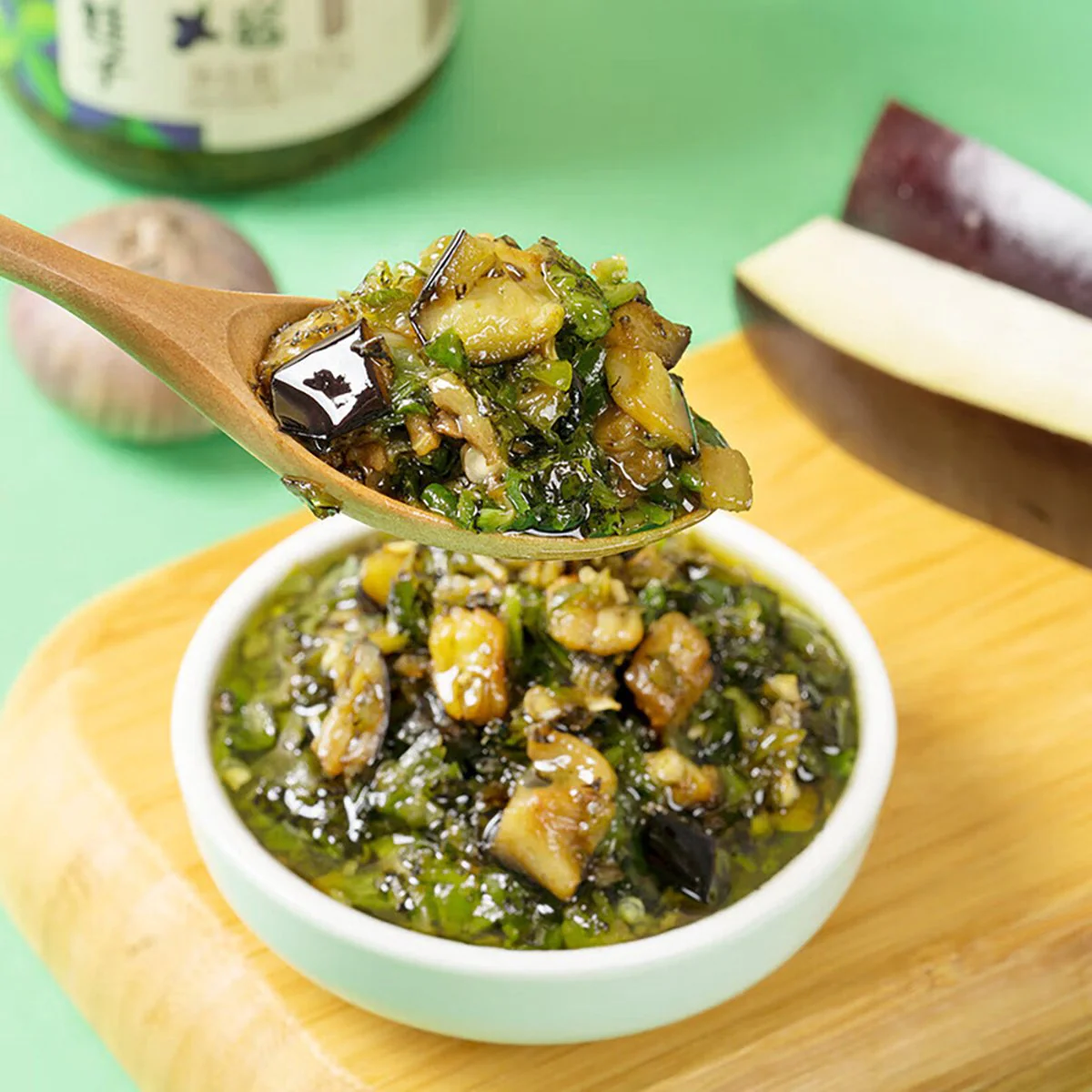 Wa! Chuan Wa Zi Eggplant & Roasted Chilli Sauce 230g - Image 2