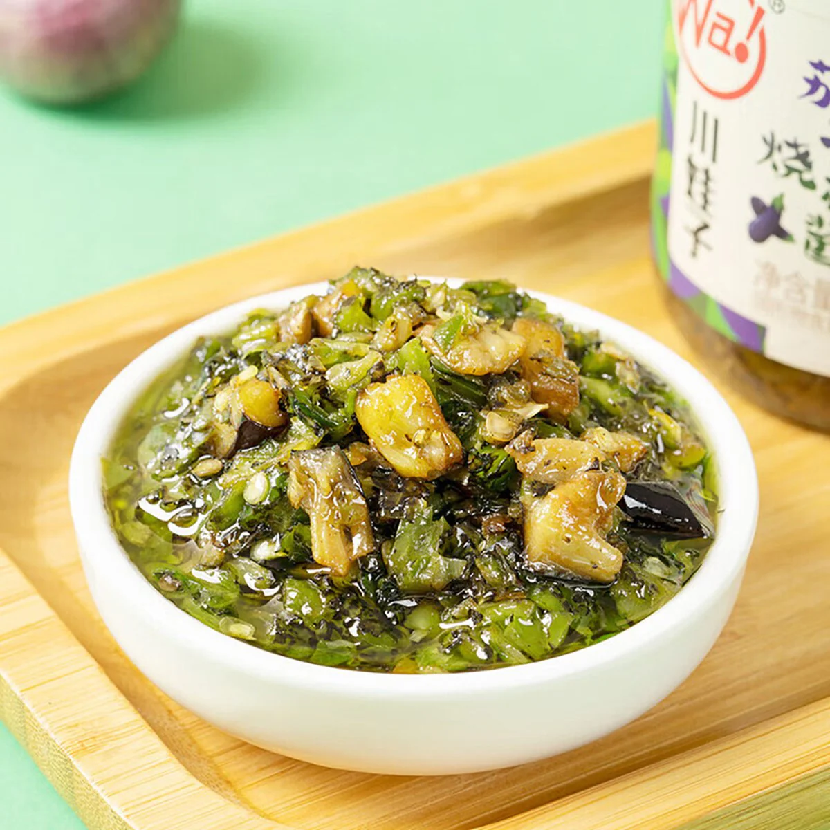 Wa! Chuan Wa Zi Eggplant & Roasted Chilli Sauce 230g - Image 3