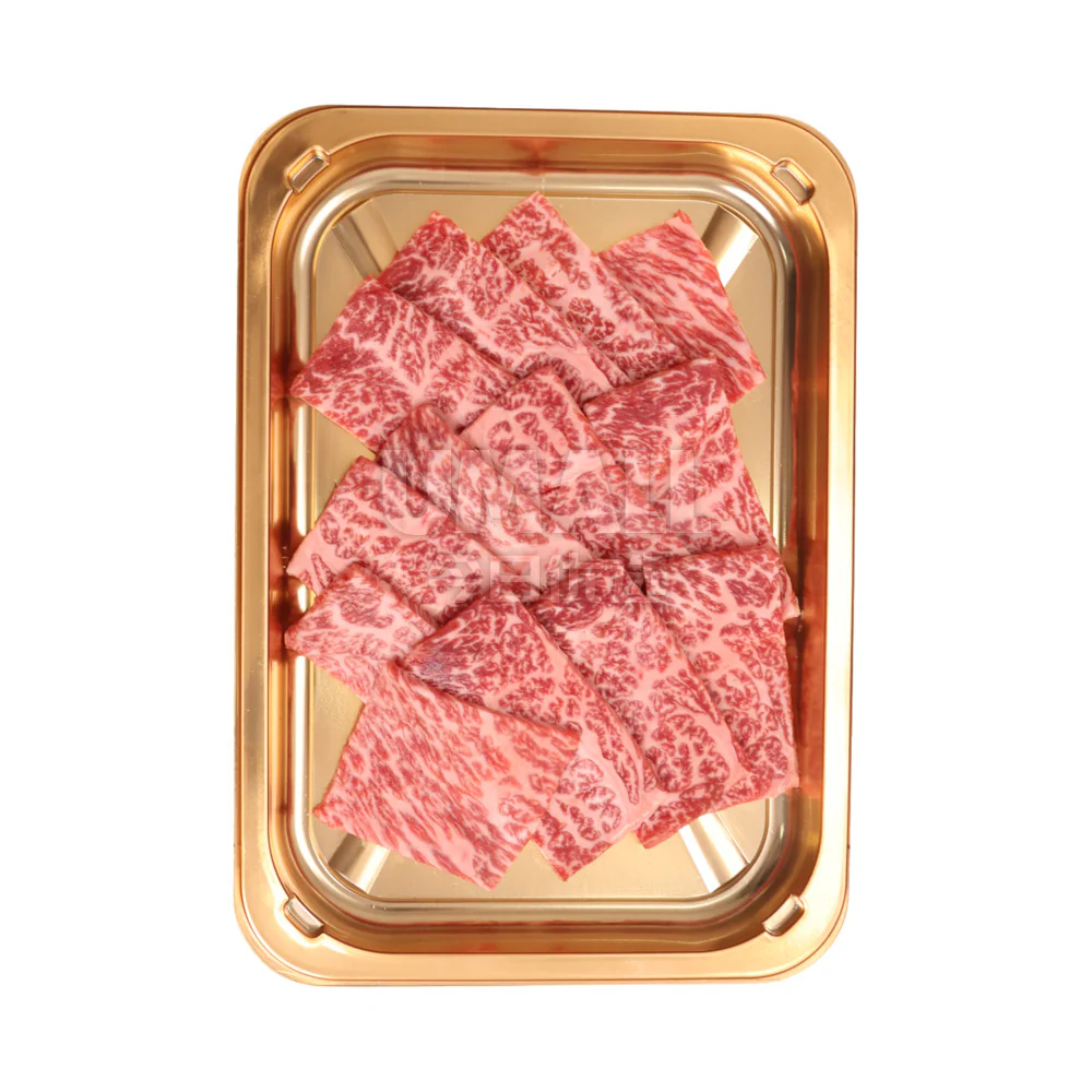 Wagyu Chuck Tail Flap (Zabuton) M9+ – Yakiniku/BBQ Slices 150g - Image 2