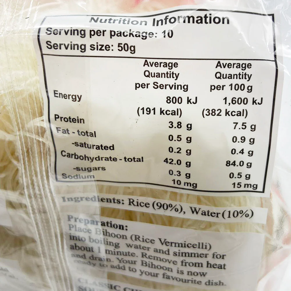 Wai Wai Rice Vermicelli - 500g - Image 3