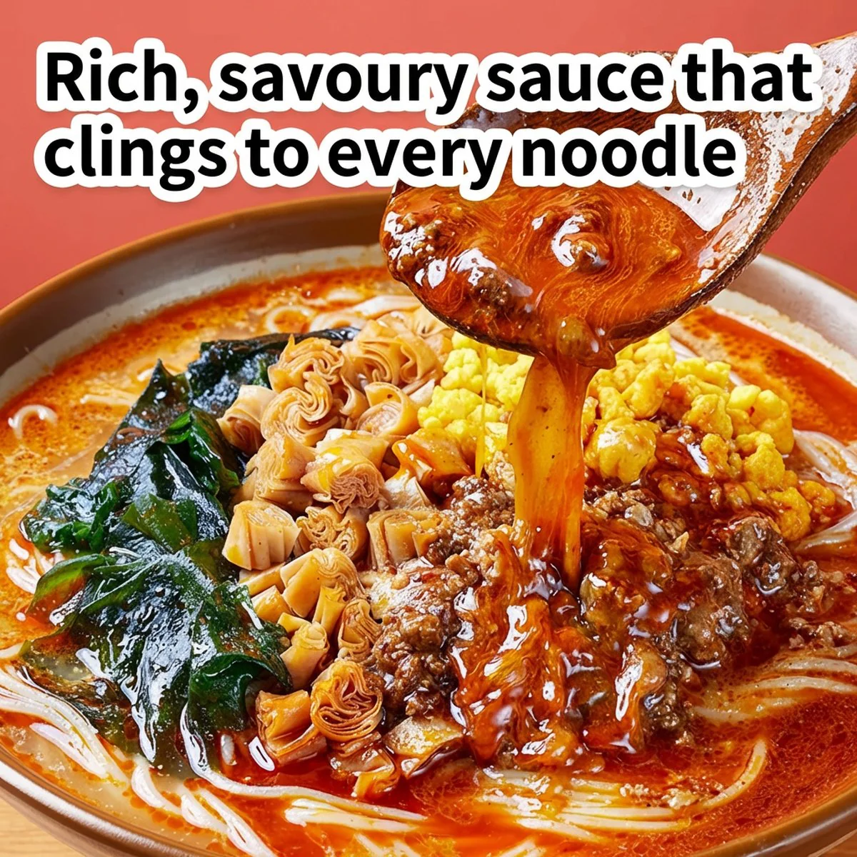 Wan He Rich Spicy Rice Noodles 203g - Spicy Rice Vermicelli Soup - Image 3