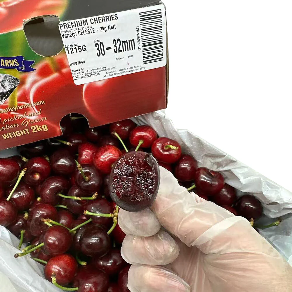 Wandin Valley Farms Celeste Cherries Gift Box 30–32mm – 2kg - Image 4