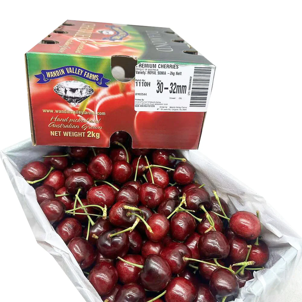 Wandin Valley Farms Diamond Royal Sonya Cherries 30–32mm Gift Box – 2kg - Image 6