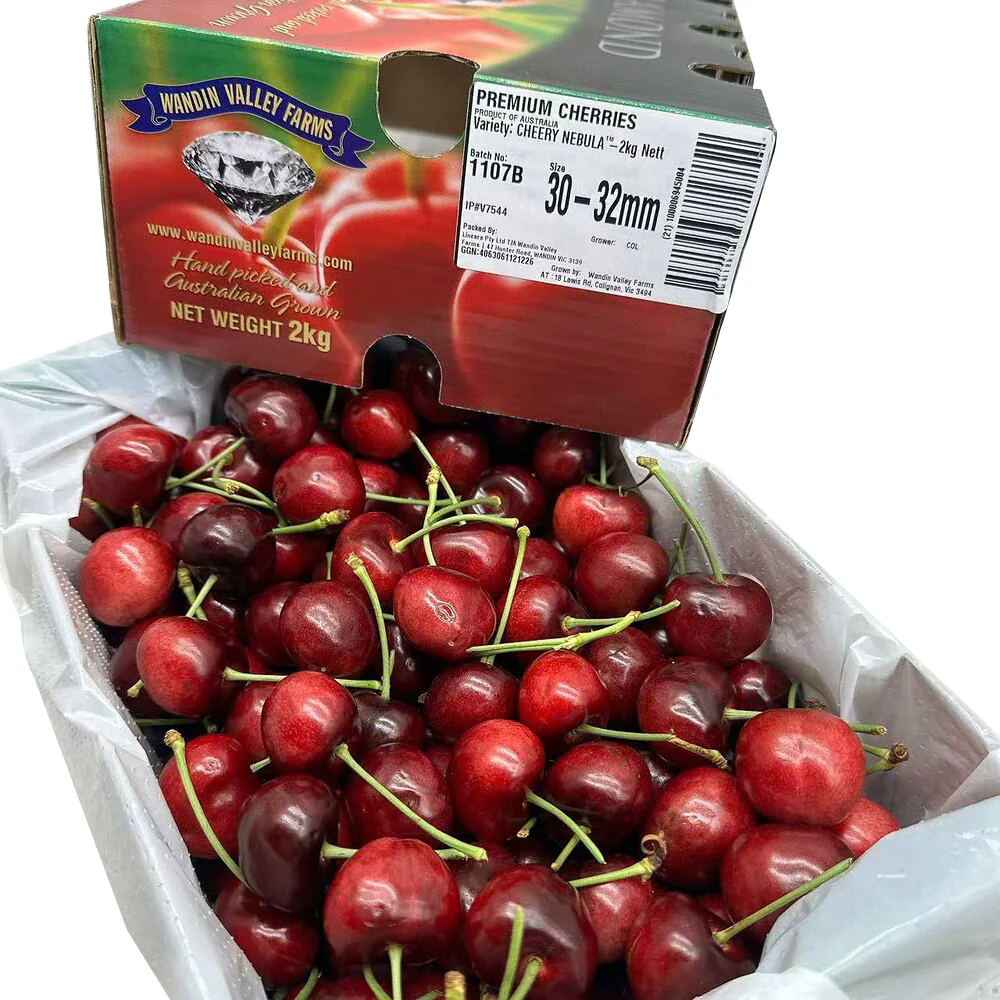Wandin Valley Farms Nebula Premium Cherries Gift Box 30–32mm – 2kg - Image 2