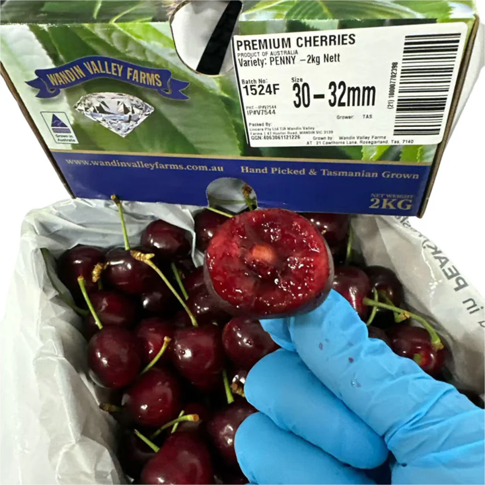Wandin Valley Farms Penny Premium Cherries Gift Box 2kg – 30–32mm - Image 4