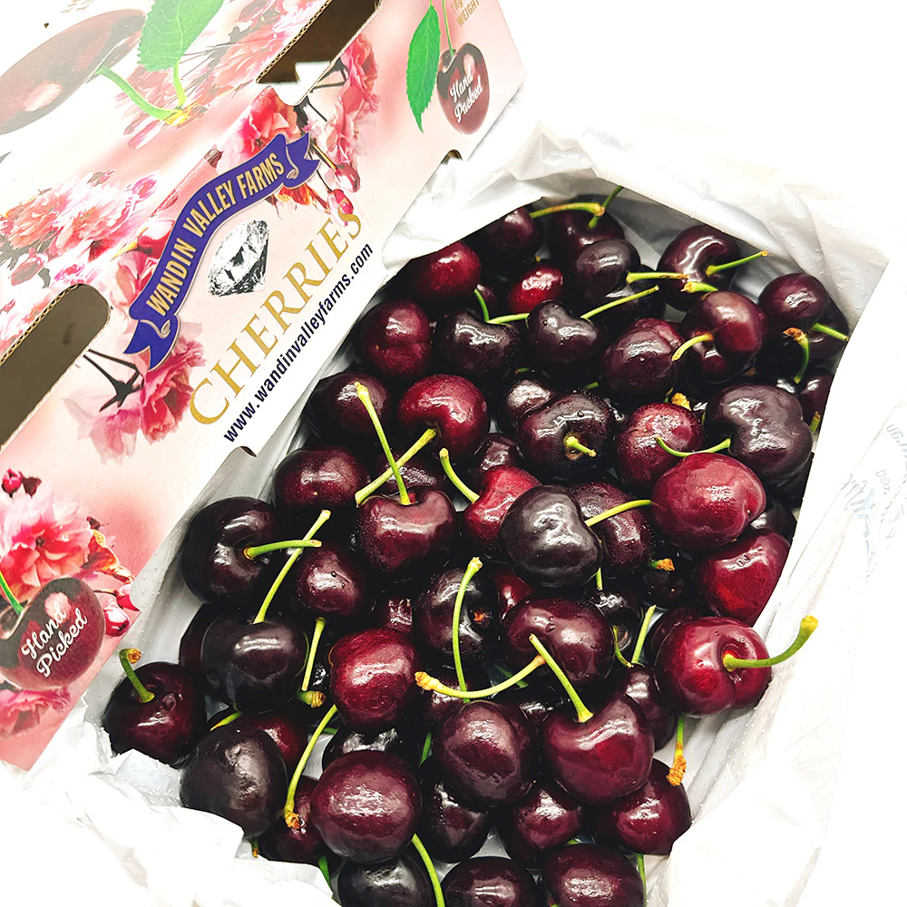 Wandin Valley Farms Premium Cherries Gift Box 30-32mm - 1kg - Image 2