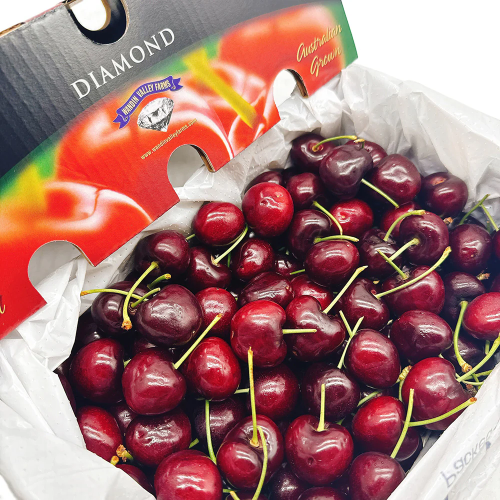 Wandin Valley Farms Premium Cherries Gift Box 30-32mm - 2kg - Image 2