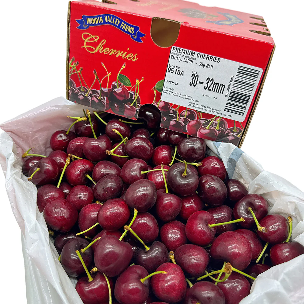 Wandin Valley Farms Premium Lapin Cherries Gift Box - 2kg - Image 2