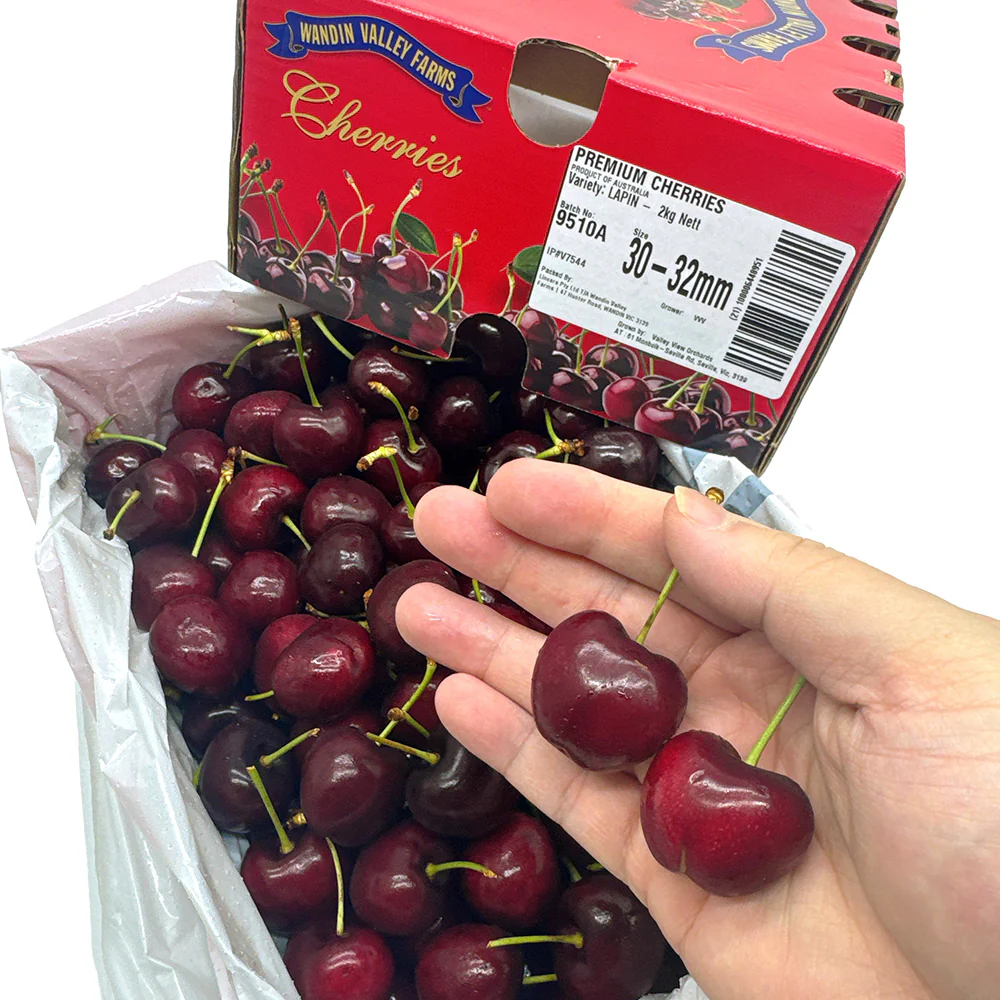 Wandin Valley Farms Premium Lapin Cherries Gift Box - 2kg - Image 3