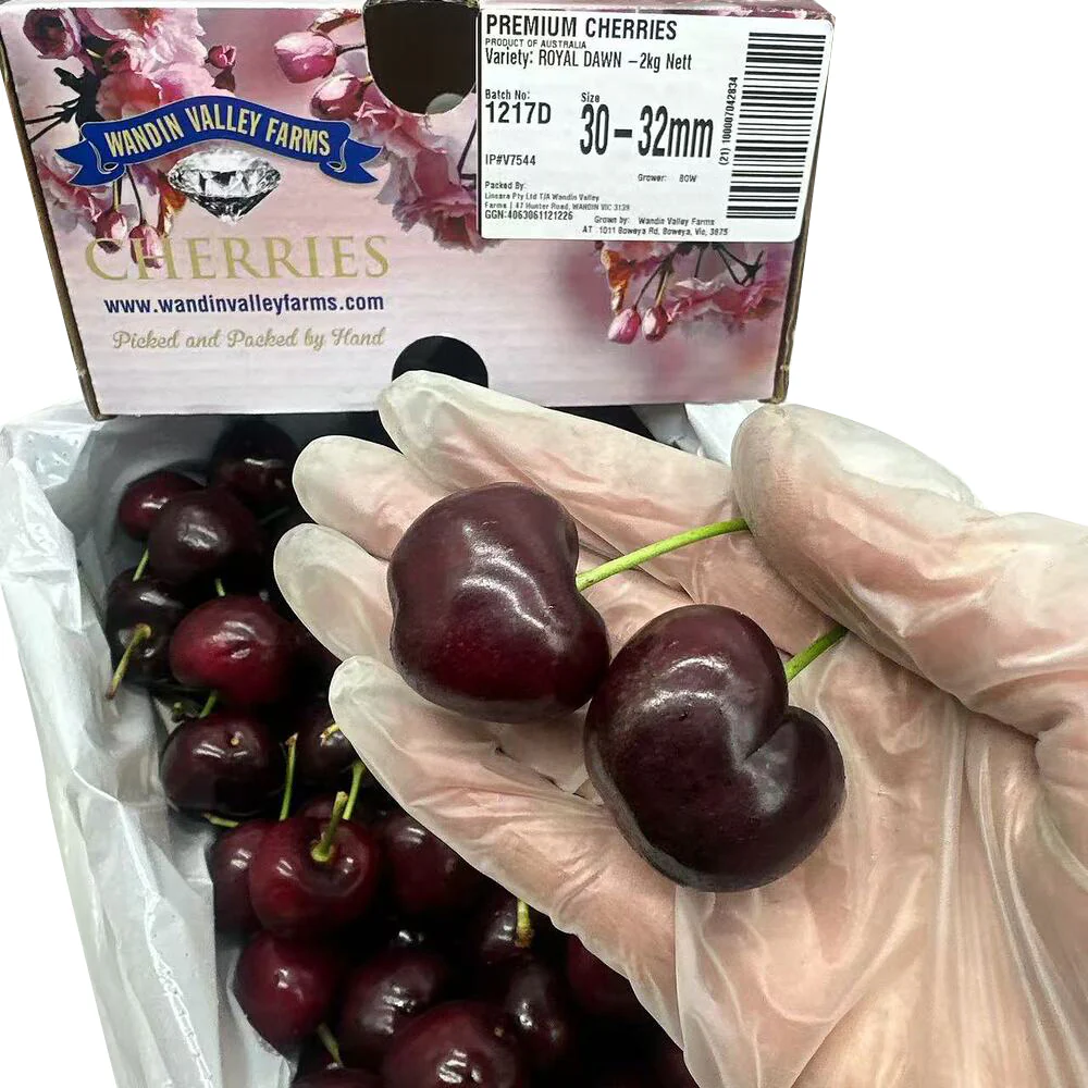 Wandin Valley Farms Royal Dawn Cherries Gift Box 30–32mm – 2kg - Image 3