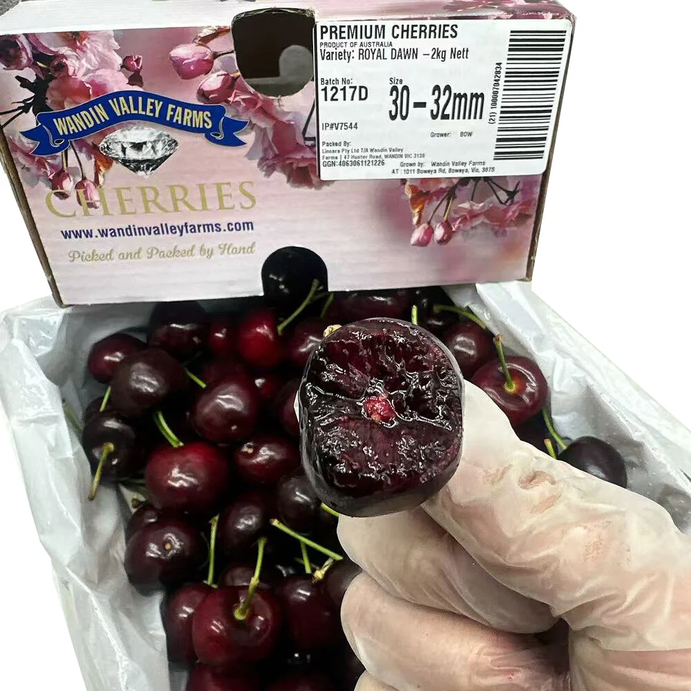Wandin Valley Farms Royal Dawn Cherries Gift Box 30–32mm – 2kg - Image 4