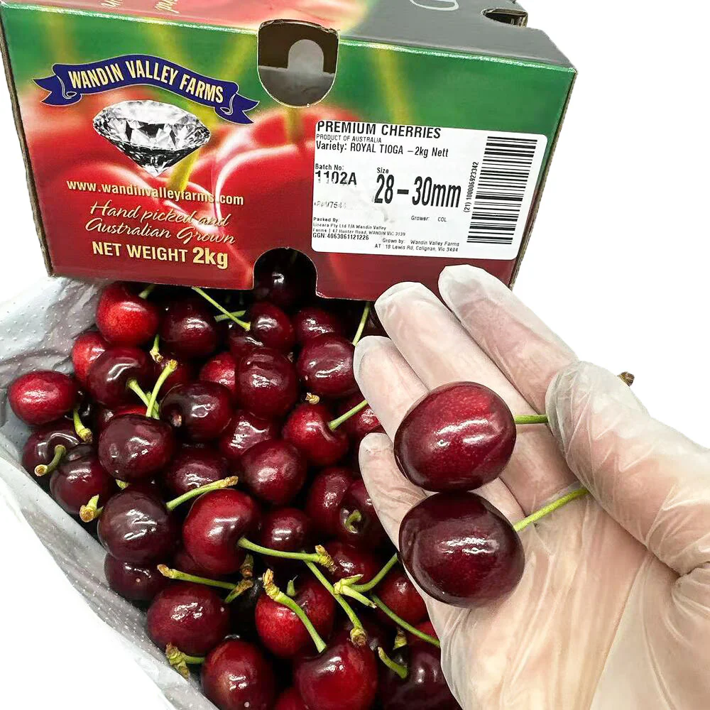Wandin Valley Farms Royal Tioga Cherries 28–30mm Gift Box – 2kg - Image 3