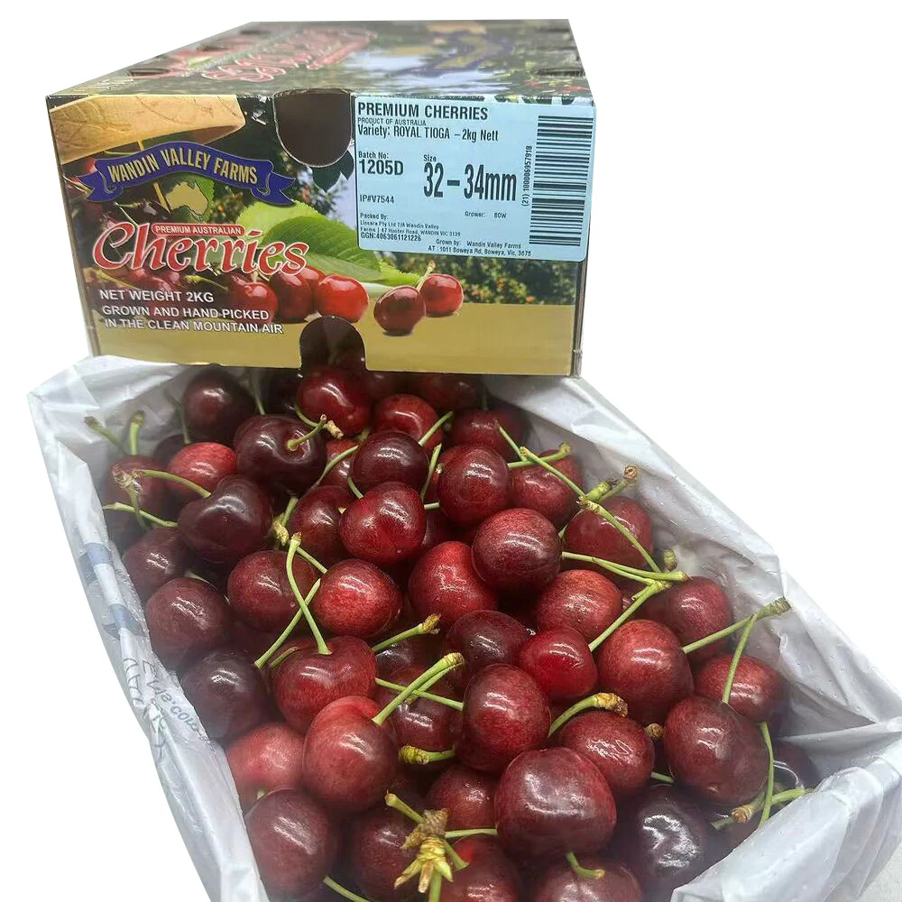 Wandin Valley Farms Royal Tioga Cherries 32–34mm Gift Box – 2kg - Image 4