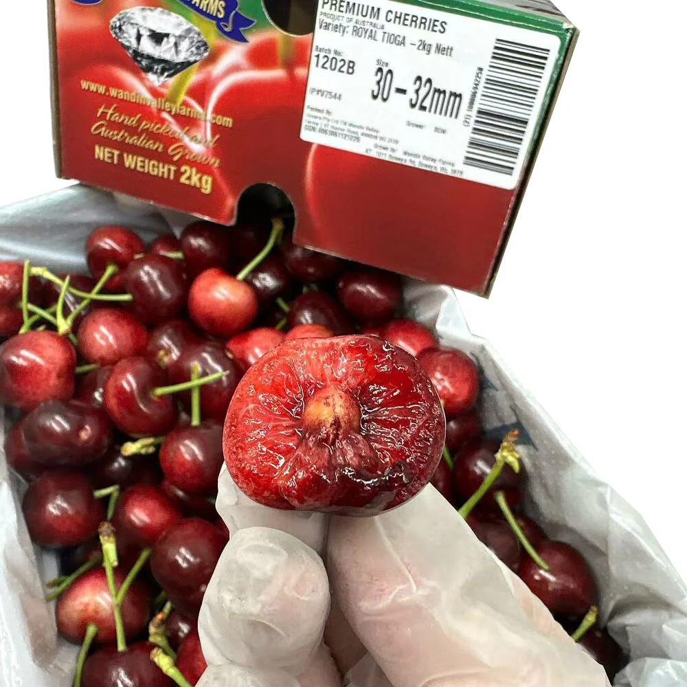 Wandin Valley Farms Royal Tioga Cherries – Gift Box 2kg (Size 30–32mm) - Image 2