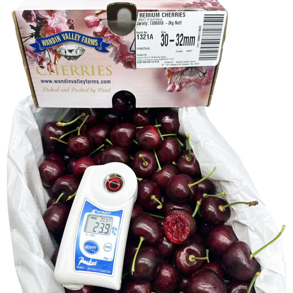 Wandin Valley Farms Tamara Cherries 30–32mm Gift Box 2kg - Image 2