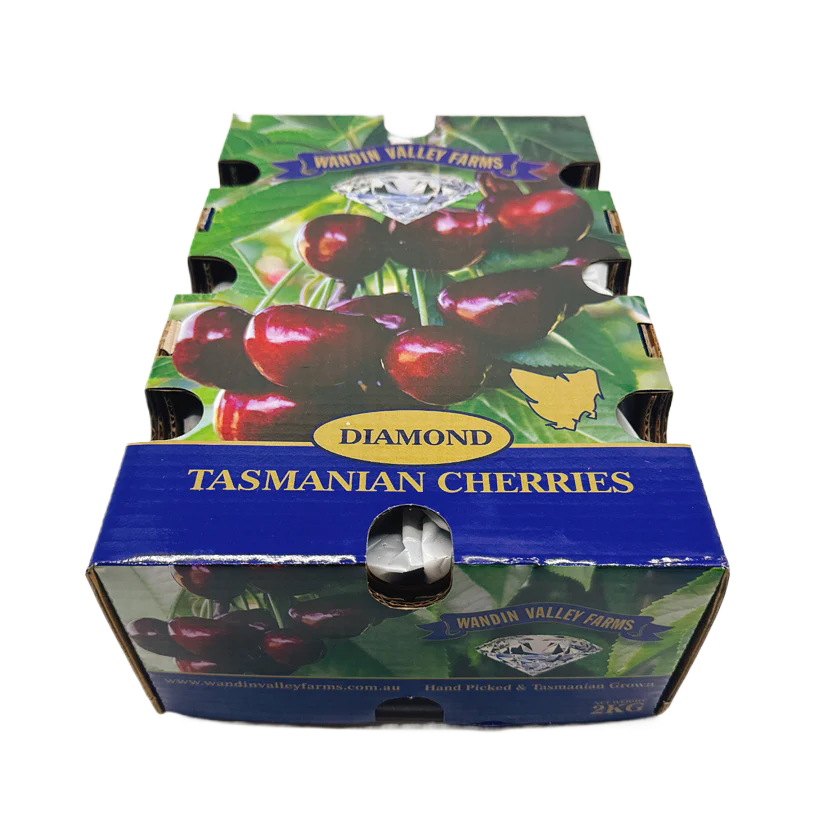 Wandin Valley Farms Tasmanian Cherries Gift Box 32-34mm - 2kg - Image 3