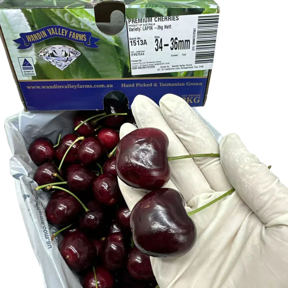 Wandin Valley Farms Tasmanian Lapin Cherries Gift Box 2kg – 34–36mm - Image 3
