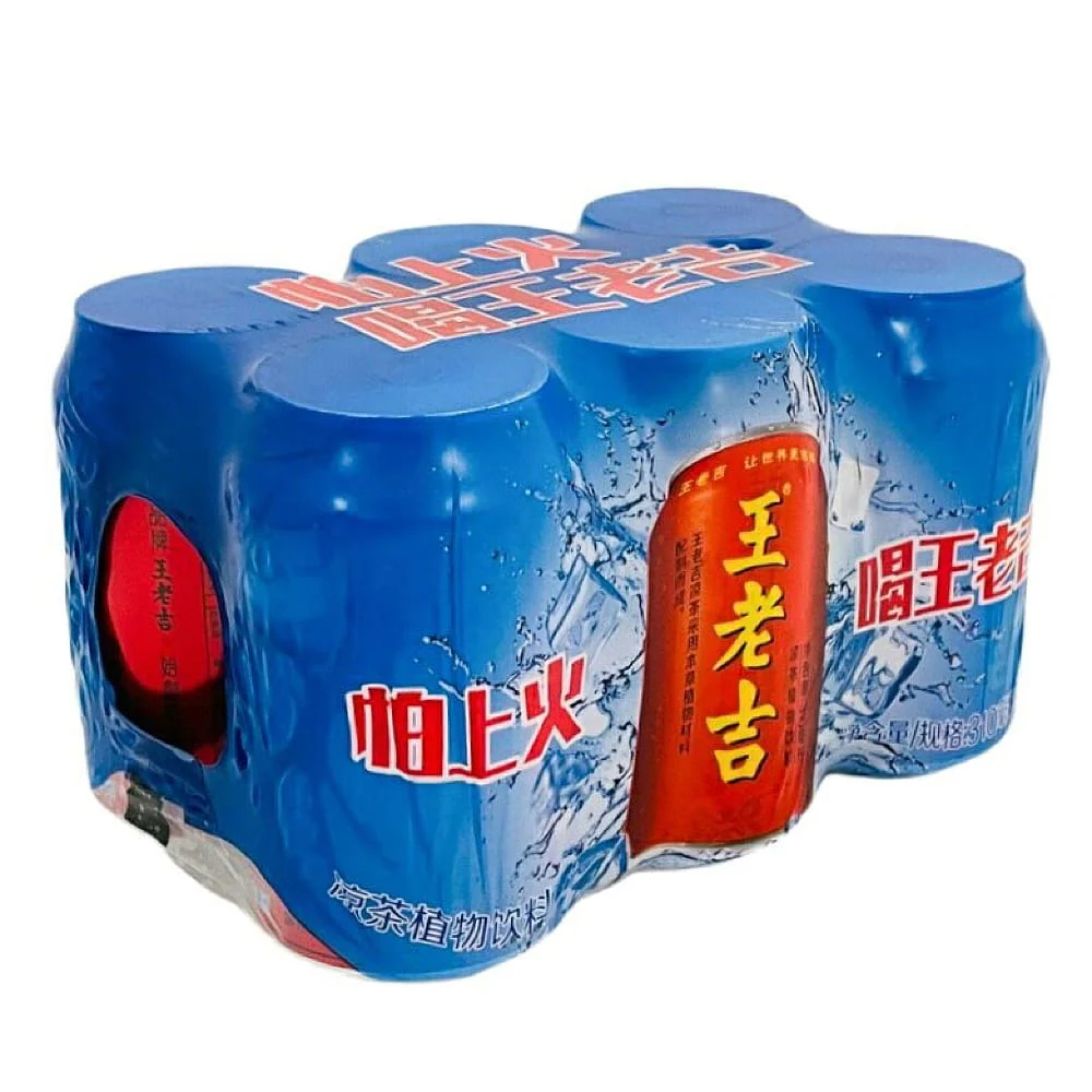 Wanglaoji Herbal Tea - 310ml, Pack of 6