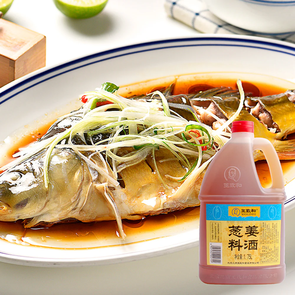 Wangzhihe Scallion and Ginger Cooking Wine - 1.75L - Image 2