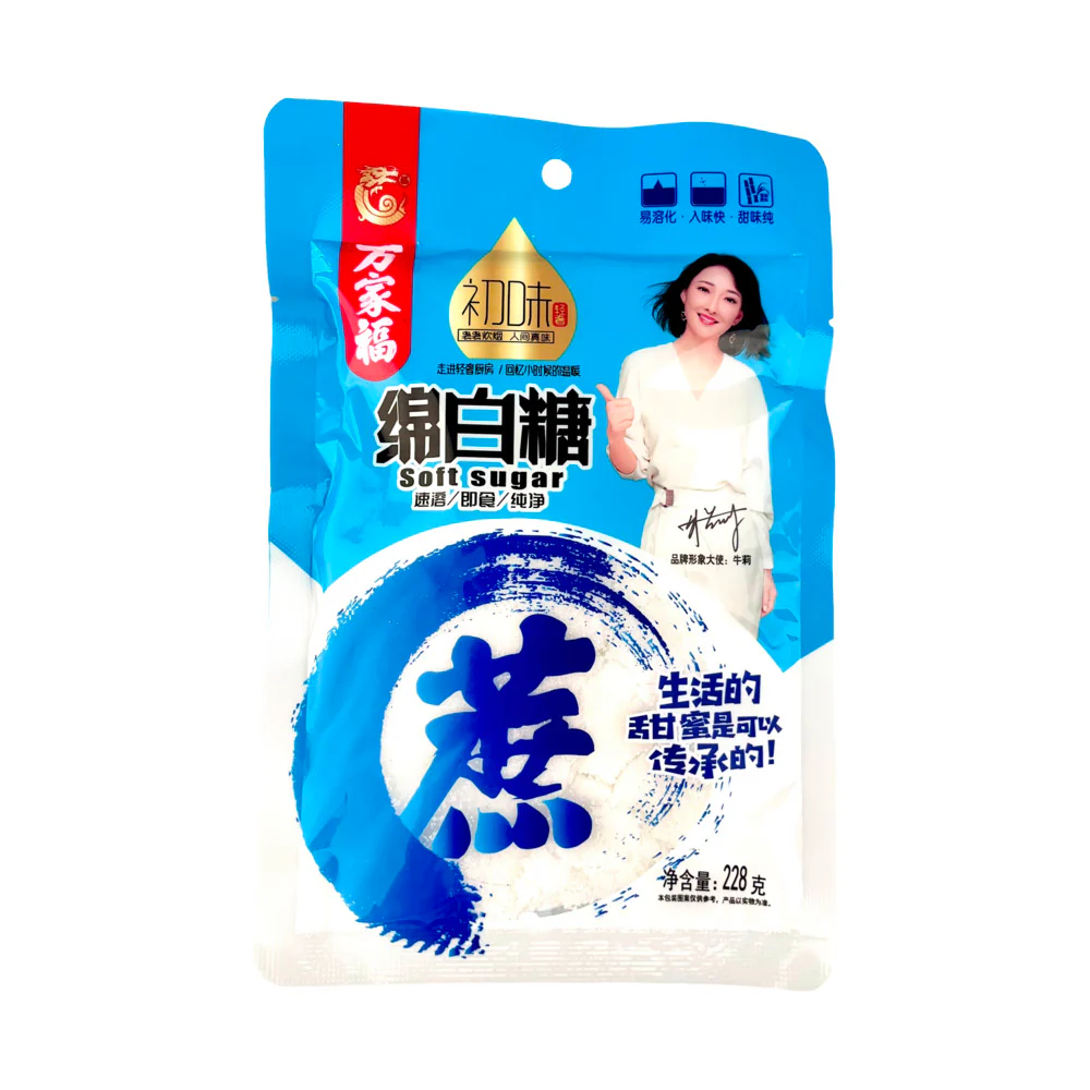 Wanjiafu Soft White Sugar 228g