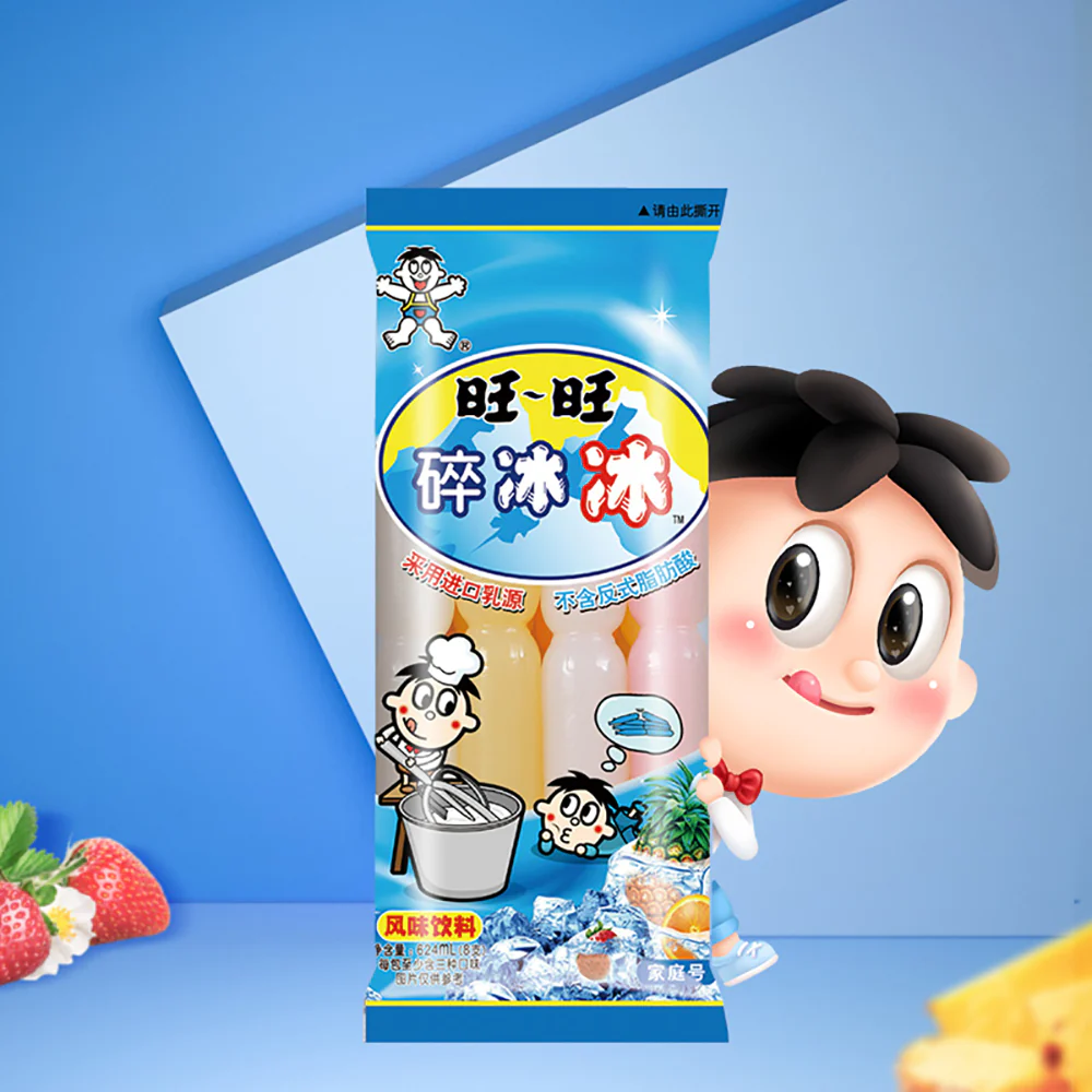 Want Want Crushed Ice Pops Mixed Flavors Family Pack 78ml*8 - 624ml - Image 3