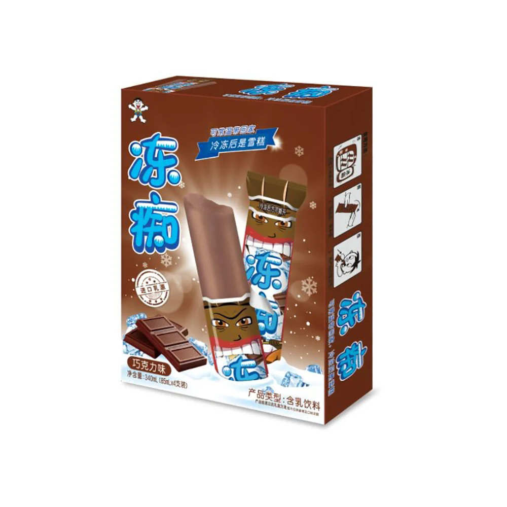 Want Want Frozen Chocolate Ice Bars - 85ml x 4, 340g - Image 3