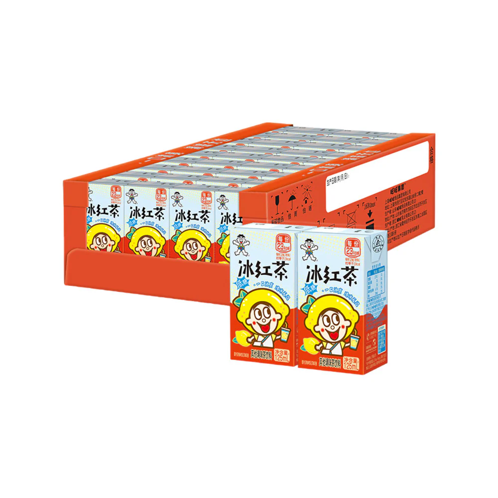 Want Want Iced Black Tea (Low Sugar) 125ml x 36 (Carton)