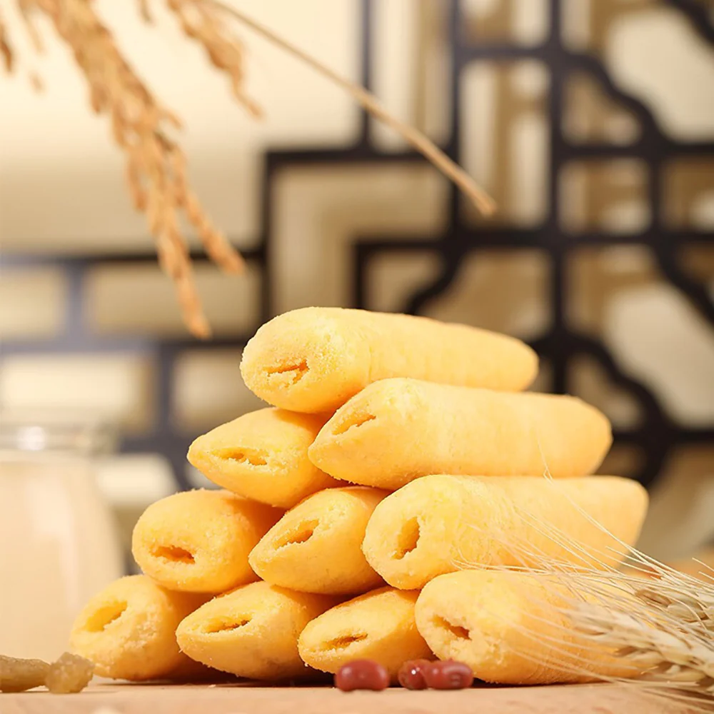 Want Want Rice Rolls with Salted Egg Yolk Flavor - 180g - Image 3