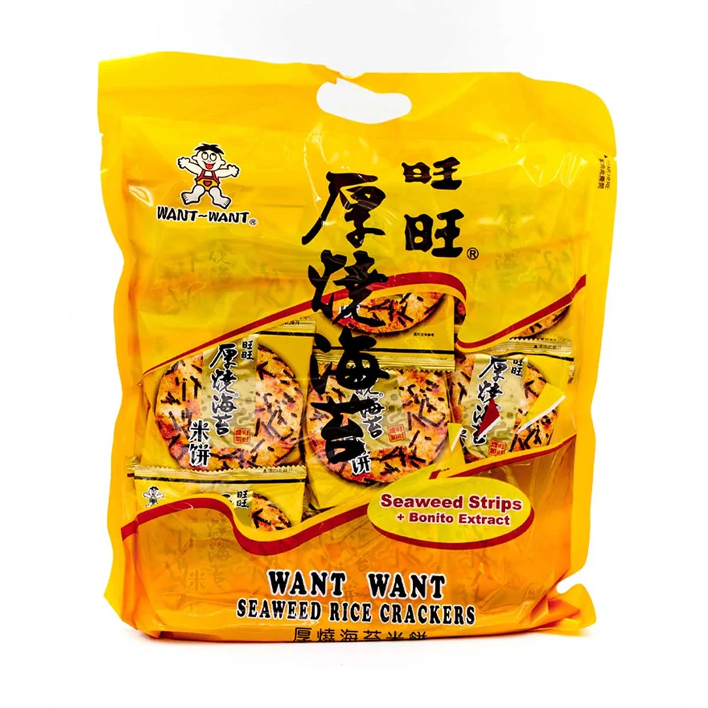 Want Want Seaweed Rice Crackers - 308g