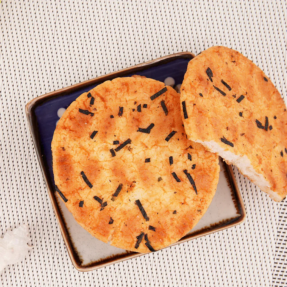 Want Want Thick Baked Seaweed Rice Crackers - 160g - Image 5
