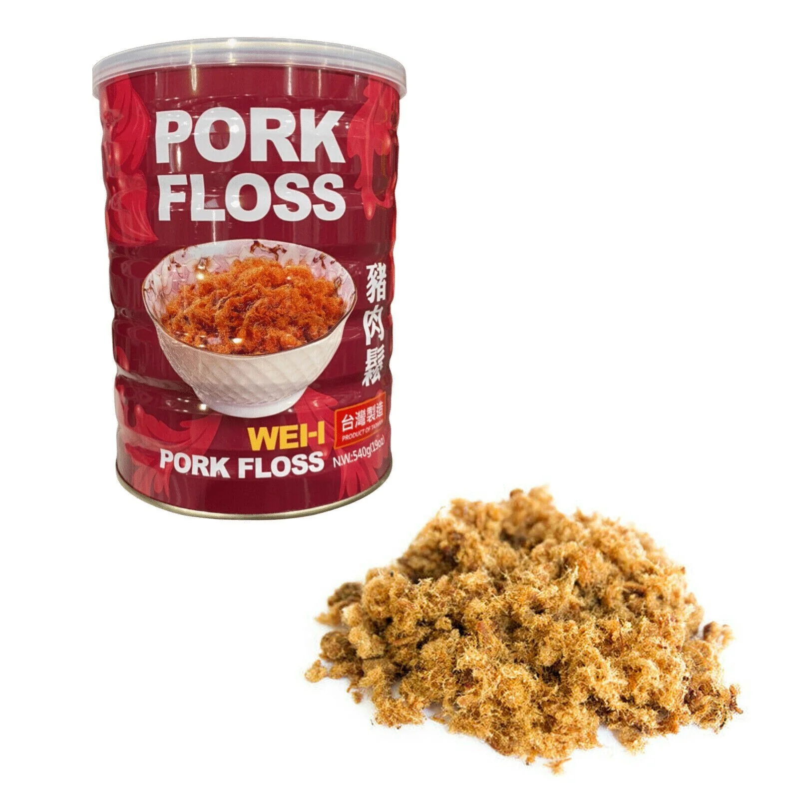 Wei-I Pork Floss 540g – Shredded Dried Pork Topping - Image 2