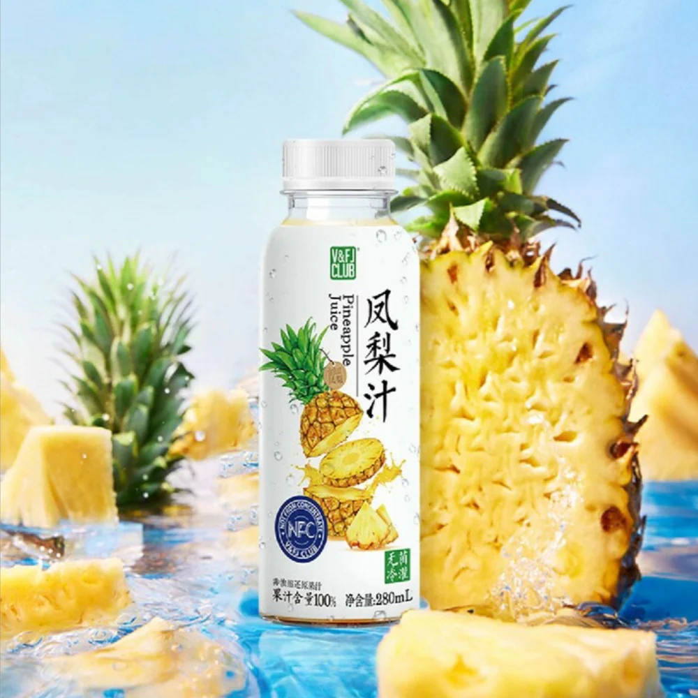 Weifuka 100% NFC Pineapple Juice 280ml x 15 – Limited Import - Image 2