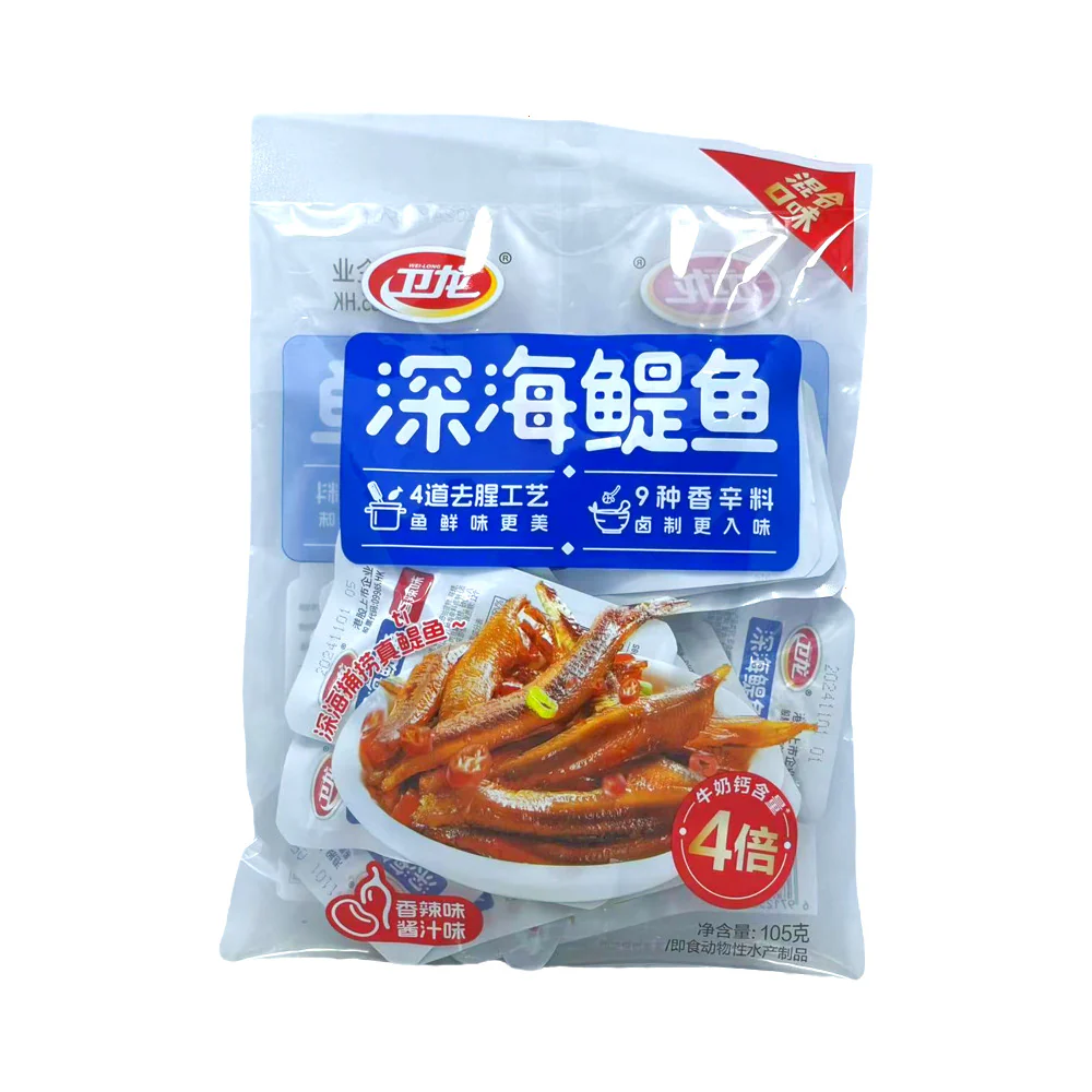 Weilong Deep-Sea Anchovy, Spicy & Savoury Sauce Flavour 105g