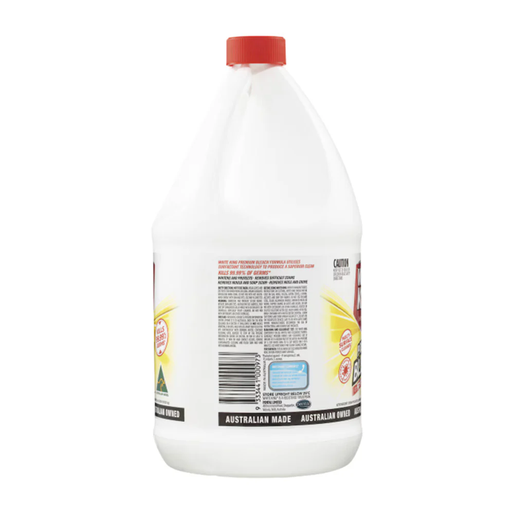 White King Premium Lemon Bleach 2.5L – Hospital Grade - Image 2