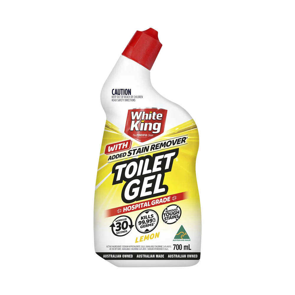 White King Toilet Gel Lemon 700mL