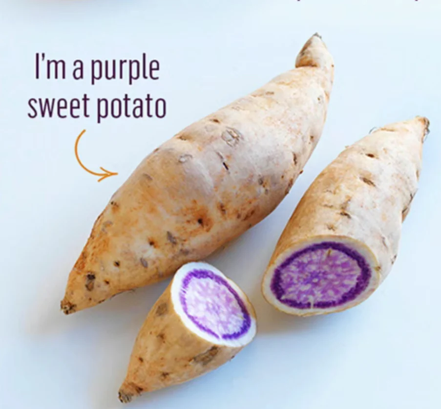 White Skin Purple Flesh Sweet Potatoes - 1kg - Image 3