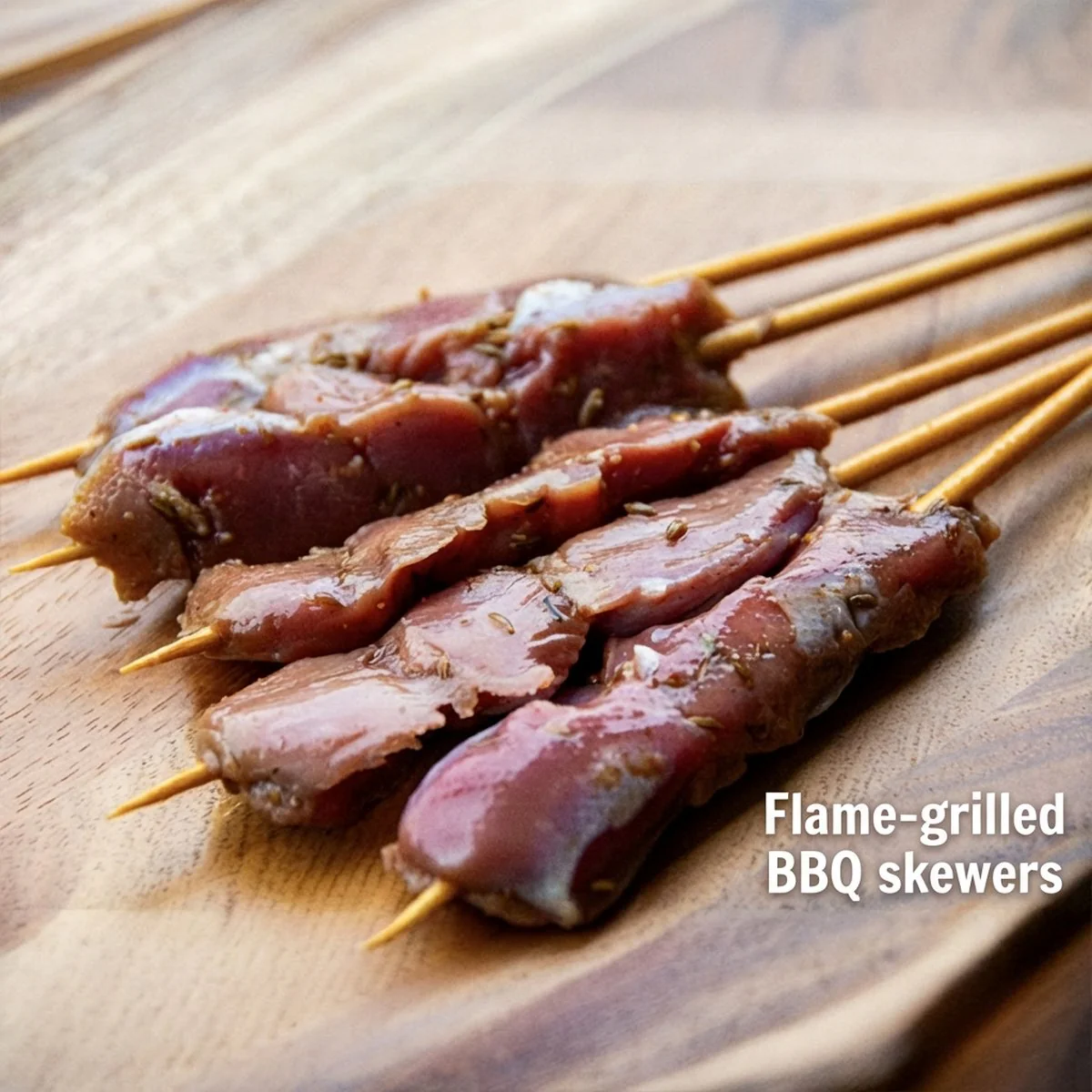Wildfire Marinated Chicken Gizzard Skewers (Frozen) – 5 Skewers, 150g