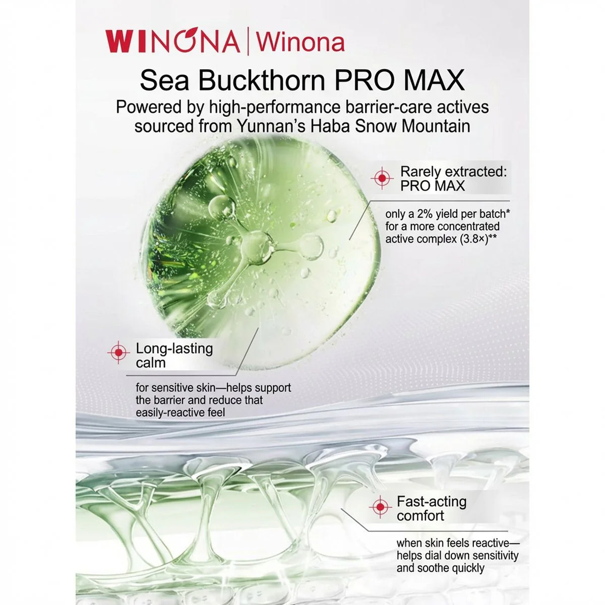 Winona Soothing Moisturising Tolerance Cream for Sensitive Skin 50g - Image 3