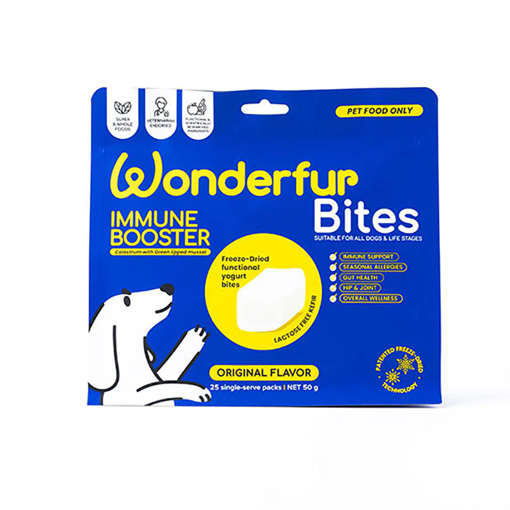 Wonderfur Immune Booster Freeze-Dried Probiotic Bites - 50g