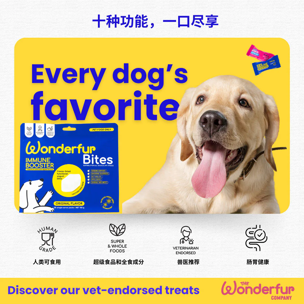 Wonderfur Immune Booster Freeze-Dried Probiotic Bites - 50g - Image 2
