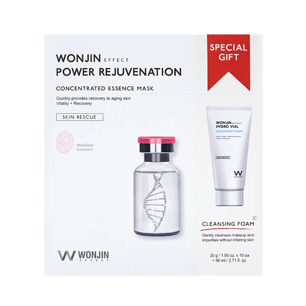 Wonjin Effect Power Rejuvenation Mask & Cleansing Foam Set