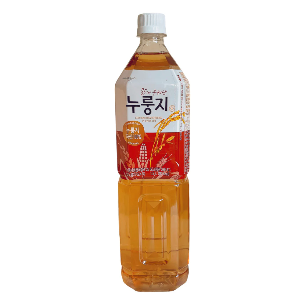 Woongjin Nurungji Roasted Rice Tea 1.5L - Korean Scorched Rice Tea