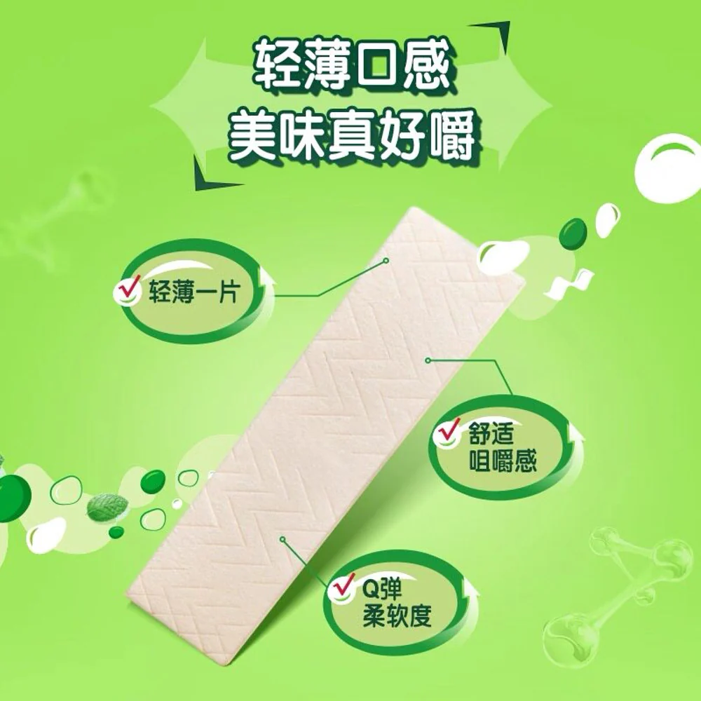Wrigley's Doublemint Lime Mint Chewing Gum 32g - Image 2