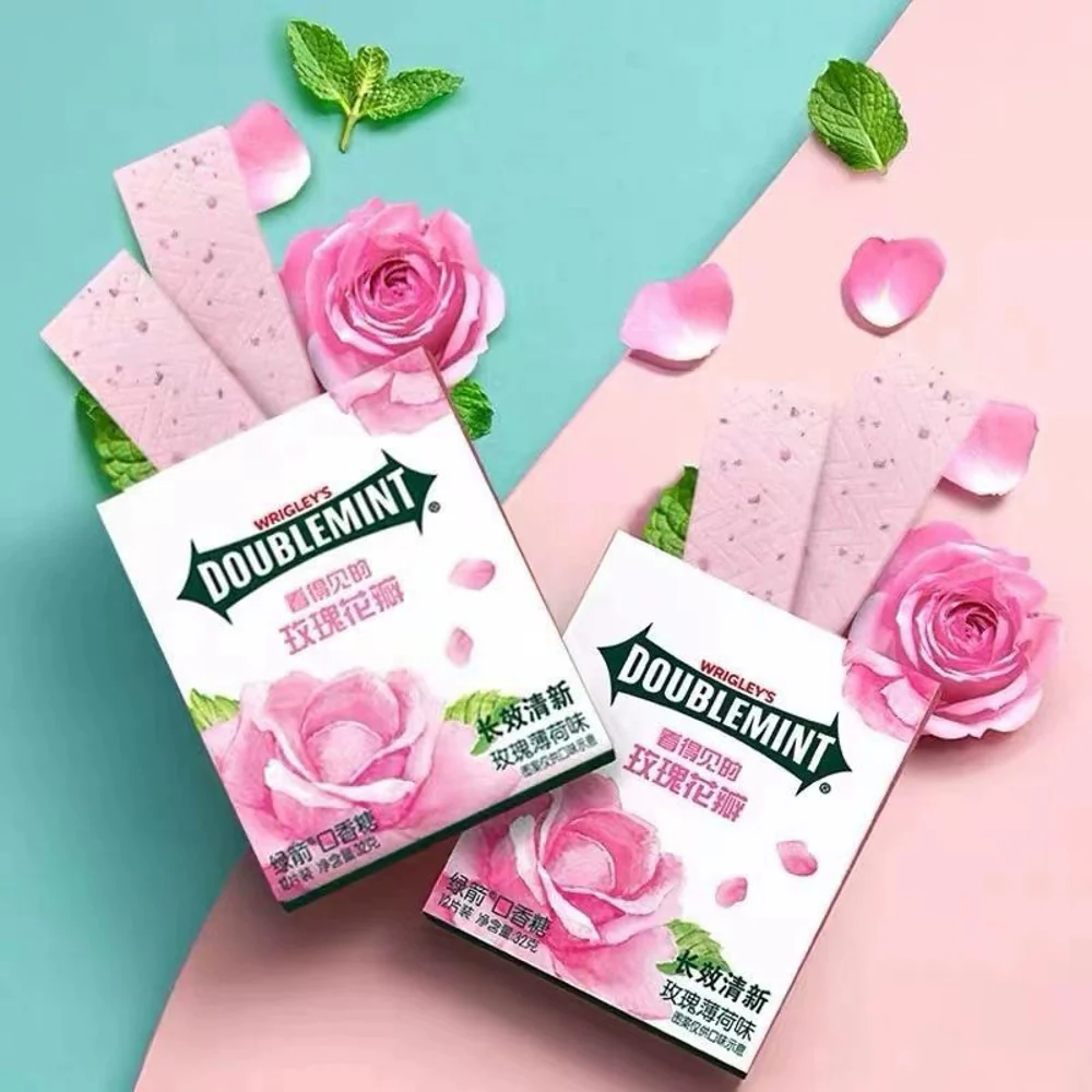 Wrigley's Doublemint Rose Mint Gum - 32g - Image 2