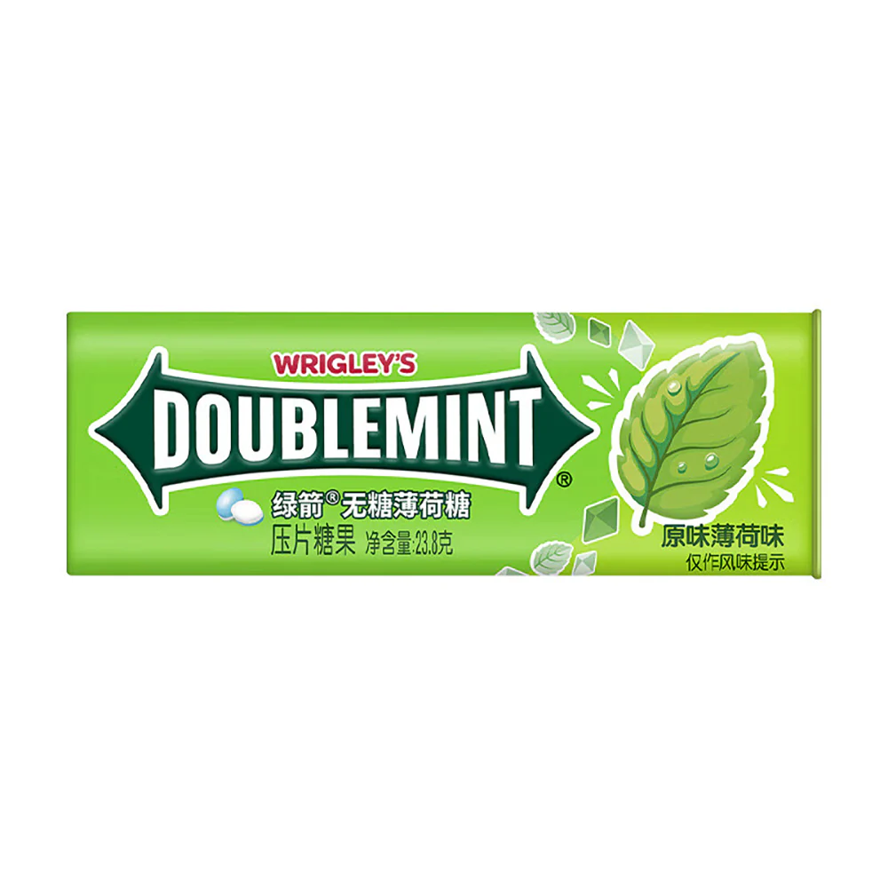 Wrigley's Doublemint Sugar-Free Mints - Original Mint Flavor, 357g x 15 Packs - Image 4