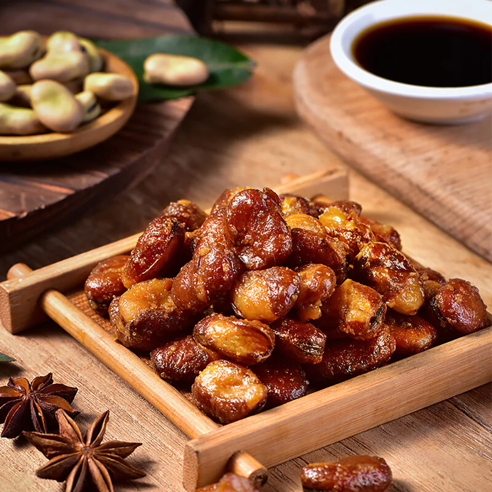 Wu Fu Ji Aged Vinegar Broad Beans - 208g - Image 3