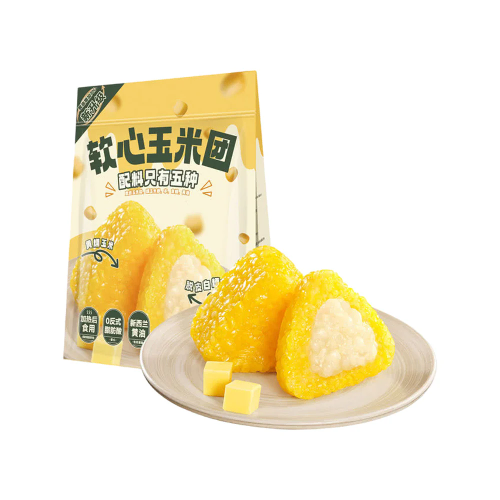 Wufangzhai Soft-Centred Sweet Corn Sticky Rice Cakes 1kg – Limited Import