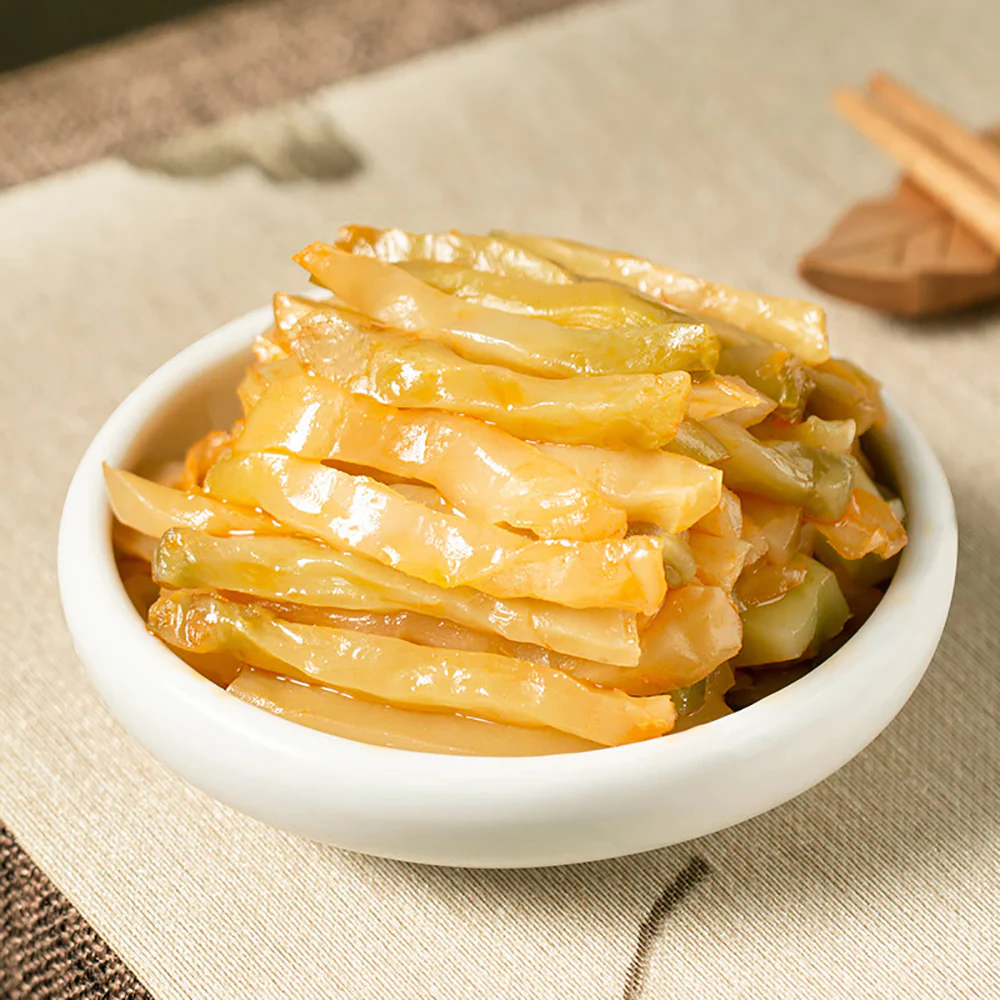 Wujiang Fresh and Crisp Pickled Mustard Shreds - 80g x 4 Packs - Image 4